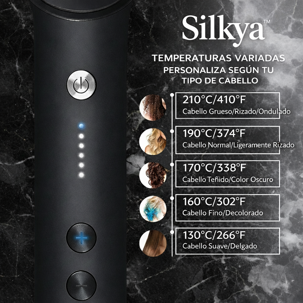 Cepillo Alisador/Rizador de Pelo SILKYA