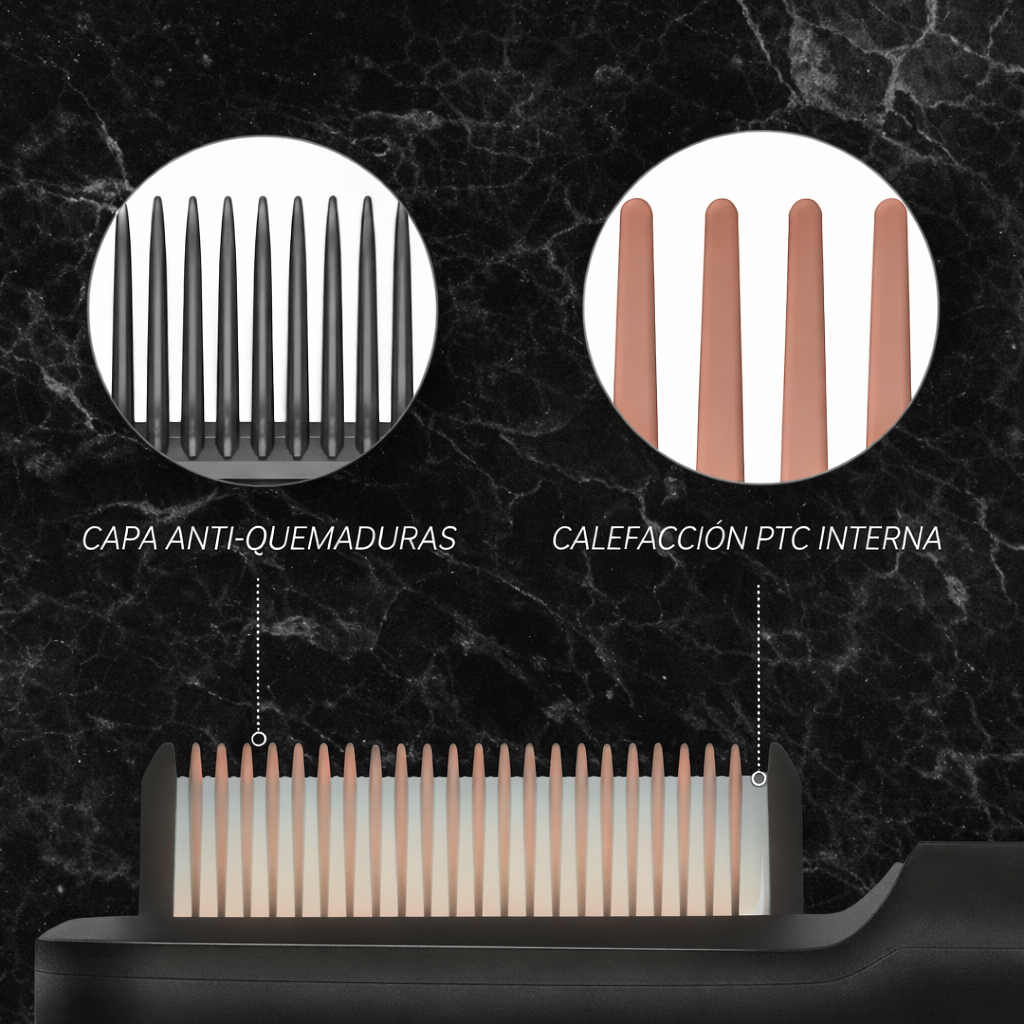 Cepillo Alisador/Rizador de Pelo SILKYA